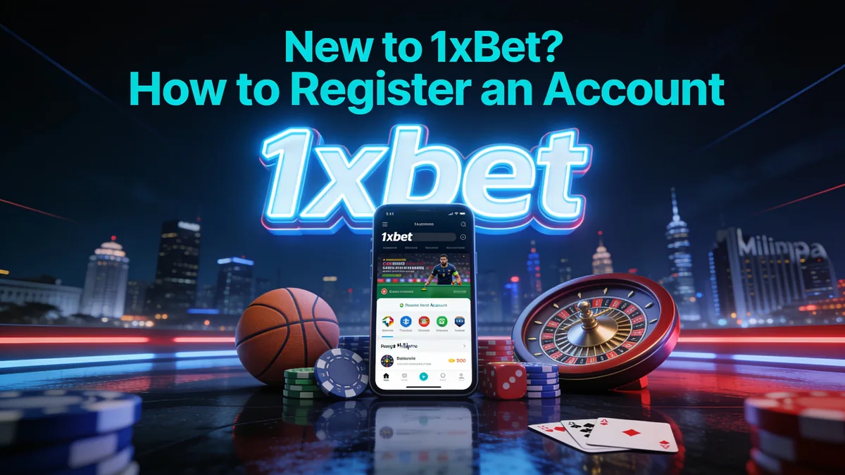 New to 1xBet? How to Register an Account — 1xbet in the Philippines